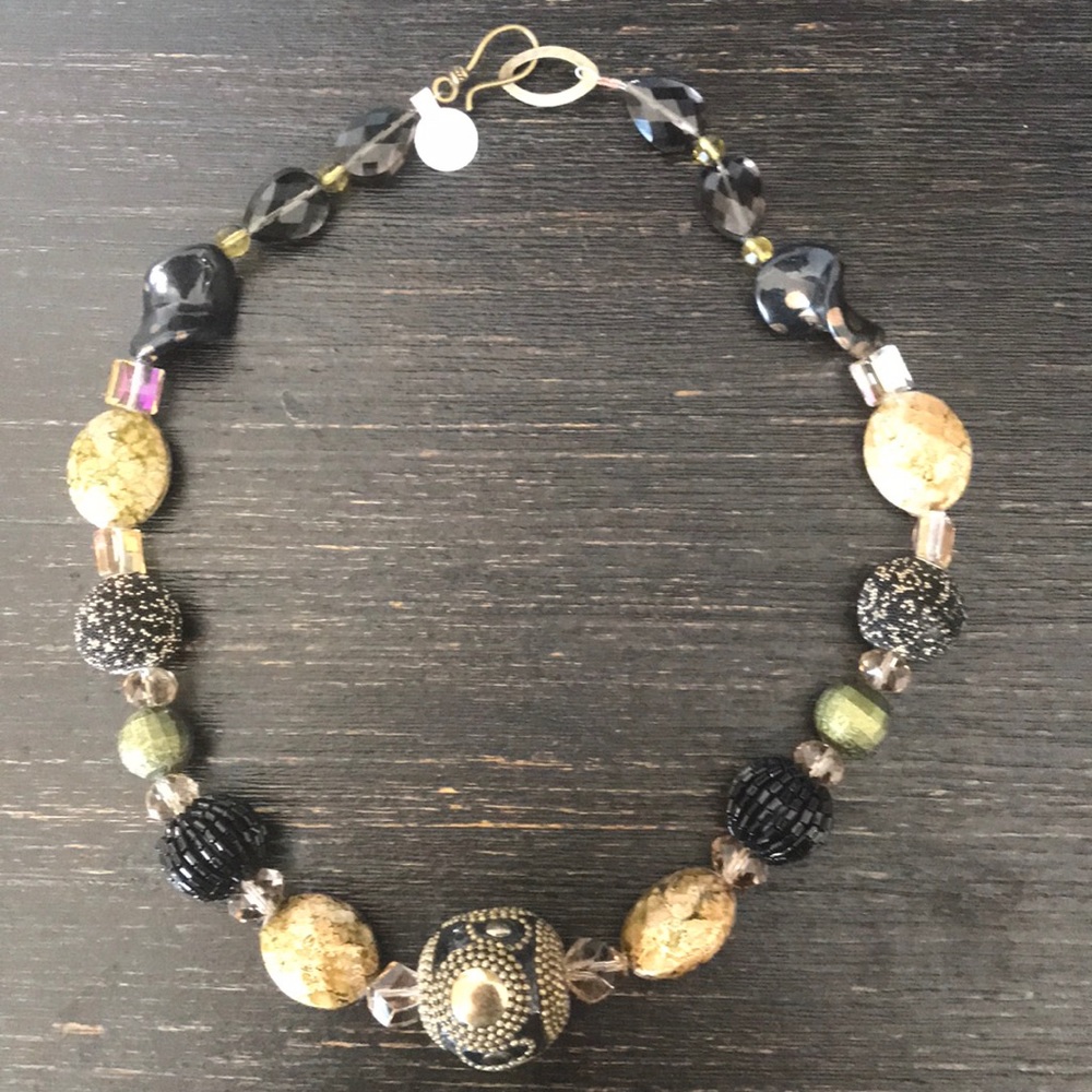 Tan Black and Gold